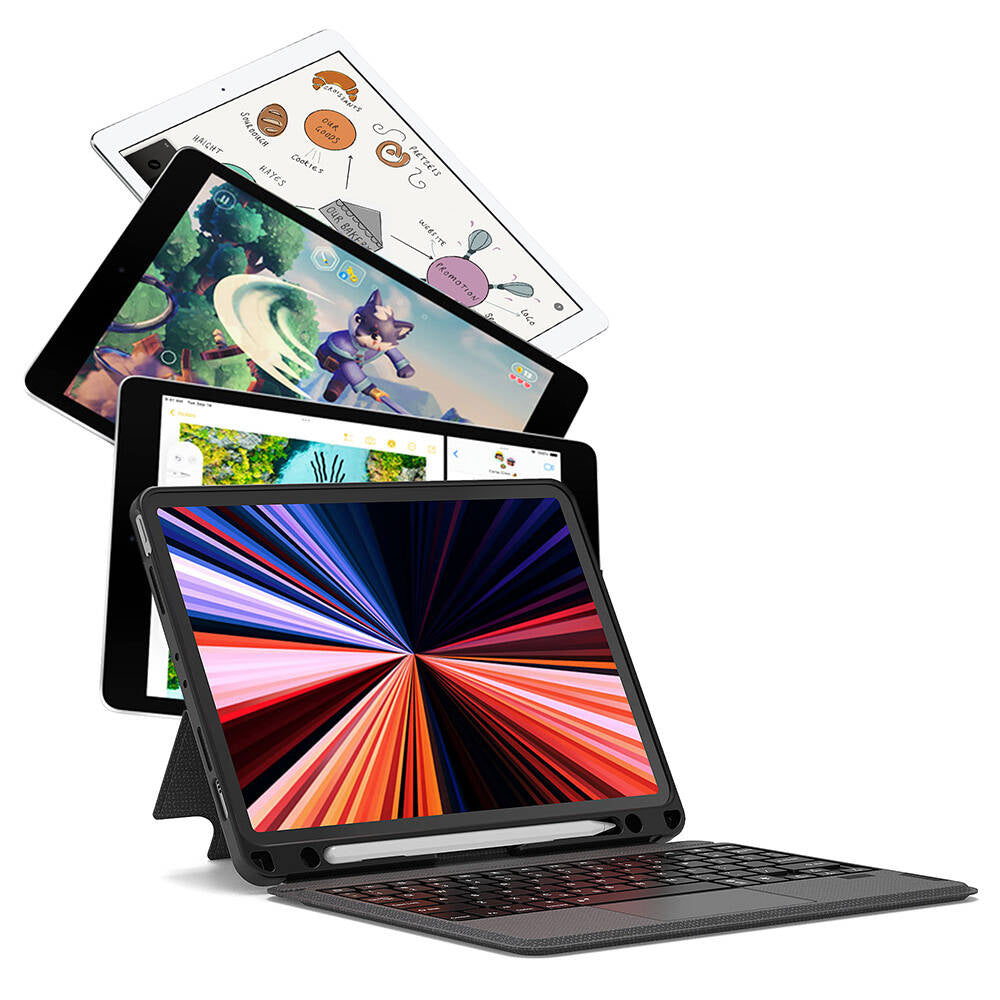 Wiwu Mag Touch iPad Pro 11 2024 Klavyeli Standlı Kılıf Wiwu Mag Touch iPad Pro 11 2024 Klavyeli Standlı Kılıf